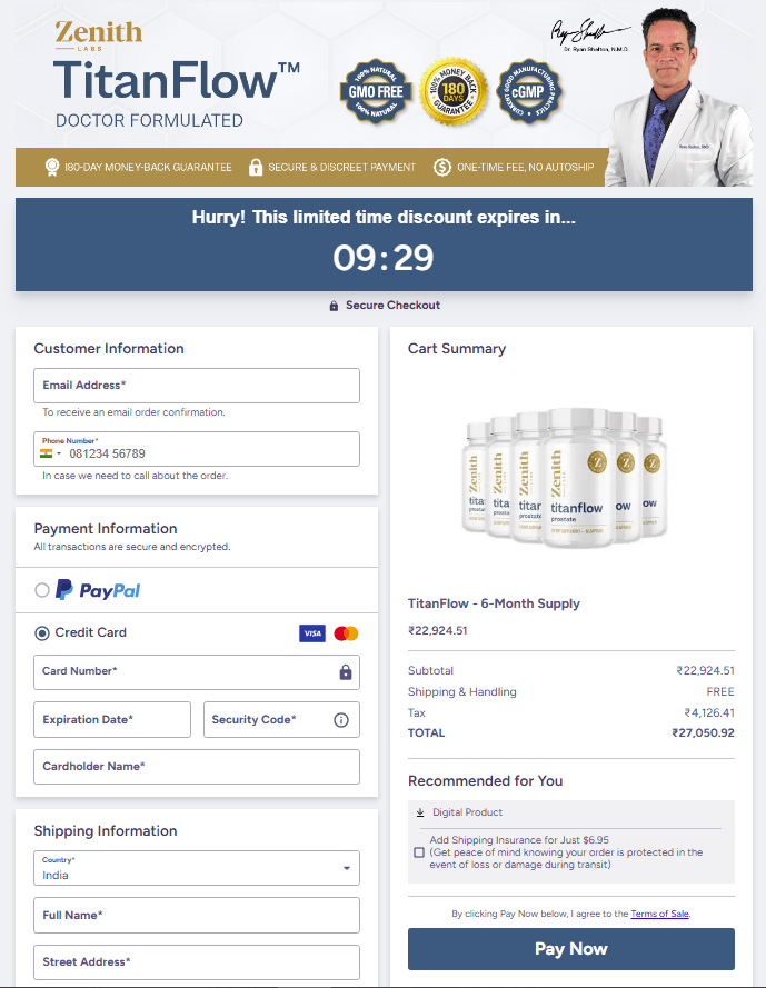 Secure Checkout Form